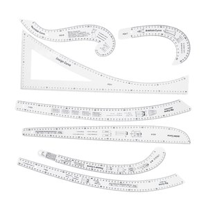 Bothyi - 7 Piezas Regla De Costura Accesorios De Ropa Artesanal Costura Para Sastre