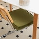 thumbnail image 3 of Dining Chairs Set of 2, Velvet Rattan Side Accent Chairs with Chrome Legs, Modern Mid Century Breuer Designed Chairs, Upholstered Dining Living Room Kitchen Chairs (Olive Green-2pcs), 3 of 3