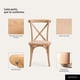 thumbnail image 5 of Silla Comedor Madera Ratán Apilable Crossback Natural, 5 of 8