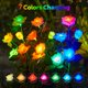 thumbnail image 3 of Luces Solares Para Jardín Paquete De 3 15 Led Multicolor Impermeables, 3 of 7