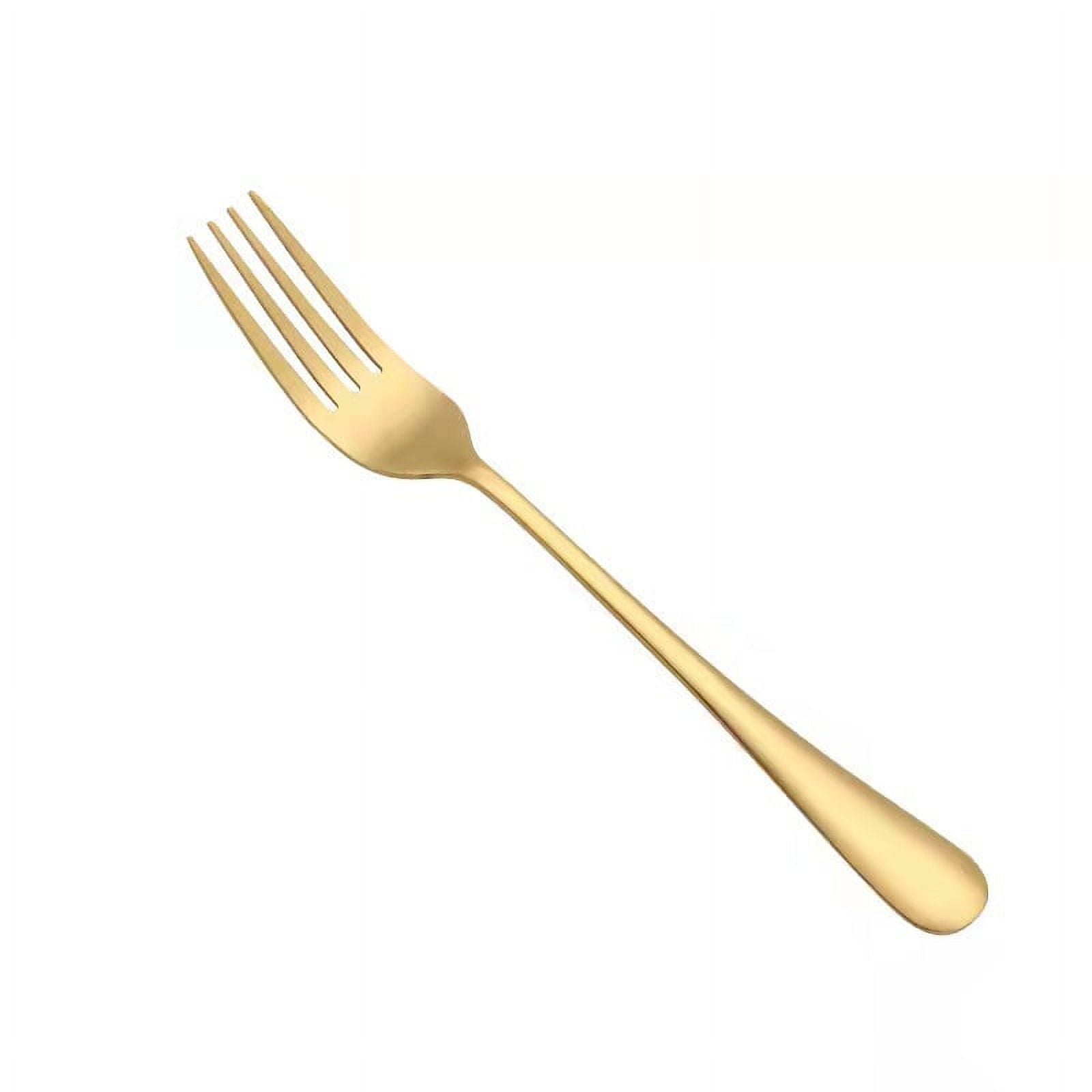 Xmhytop 4 Piezas Cubiertos De, Utensilios De Cocina Y Cubiertos Cotidianos,tenedor,oro
