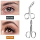 thumbnail image 4 of Pinzas para cejas con forma de tijera, de acero inoxidable, con mango de tijera, para depilar cejas., 4 of 5