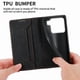 thumbnail image 5 of Funda tipo cartera con bloqueo RFID para Xiaomi 15 Con tapa abatible, portatarjetas, cierre magnético, TPU y soporte Negro, 5 of 6