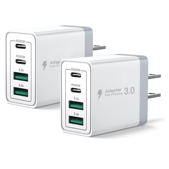 Cargador USB‑C Aioneus 40 W 4 puertos PD de carga rápida