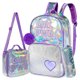 thumbnail image 1 of New School Backpack Girls 16 Inch Girls Backpack Sequin Backpack with Lunch Box Backpack Women Girls School Supplies Set Bags, 1 of 3