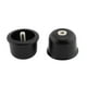 thumbnail image 1 of 2x tapas de empuñaduras de manillar de motocicleta, tapones de extremo de manillar resistentes profesionales para 1200XC, reemplazo directo de , negro, 1 of 5