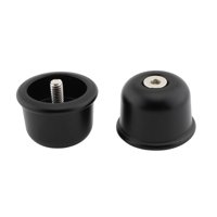Magideal - 2X Tapas De Empuñaduras De Manillar De Motocicleta, Tapones De Extremo De Manillar Resistentes Profesionales Para 1200Xc, Reemplazo Directo De , Negro