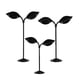 thumbnail image 3 of 3x Iron T Bar Earring Necklace Jewelry Display Stand Rack Black-Leave, 3 of 5