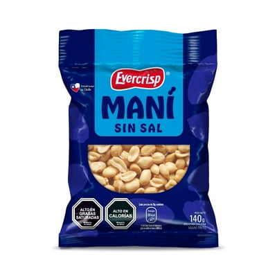 Maní Sin Sal 140 G Evercrisp