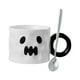 thumbnail image 2 of Taza De Calabaza Taza De Monstruo De Gato De Calabaza Para Mujeres, Hombres Y Niños, Color Blanco, 2 of 5