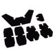 thumbnail image 1 of Parche de etiqueta engomada del gancho y del lazo del casco táctico 5pcs fijado para el casco del wst-af negro, 1 of 5