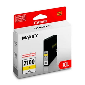 Cartucho De Tinta Canon Pgi-2100Xl 19.3 Ml Amarillo