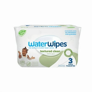 Toallitas Húmedas Waterwipes Textured Clean 3X60 Unidades