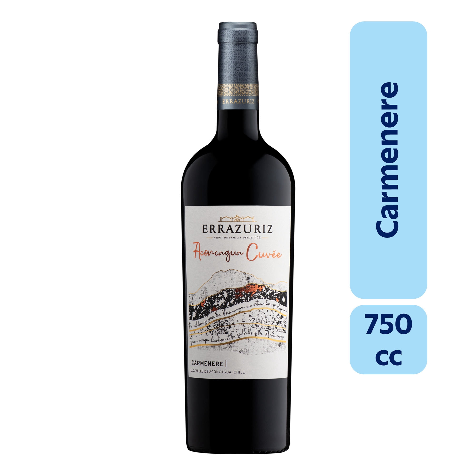 Vino Tinto Carmenere Gran Reserva Aconcagua Cuvée 13.5° Botella