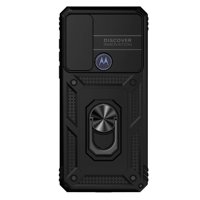 Estuche Gangxun Para Motorola Moto G Pure, Soporte Giratorio 360°, Estilo Mecánico Y Magnético