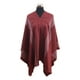 thumbnail image 1 of Poncho Listado Unisex 100% Lana - Largo - Rosa, 1 of 3