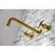 thumbnail image 4 of Grifo romano para bañera Kingston Brass Concord KS8027DX, latón cepillado, 4 of 7