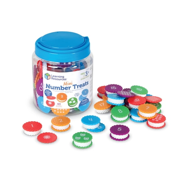 Golosinas con números pequeños de Toy Learning Resources, 40 unidades, más de 3 años