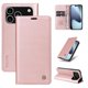 thumbnail image 4 of Funda Billetera de Cuero para iPhone 17 Pro con Tarjetero y Soporte - Tapa Magnética Rosa, 4 of 5