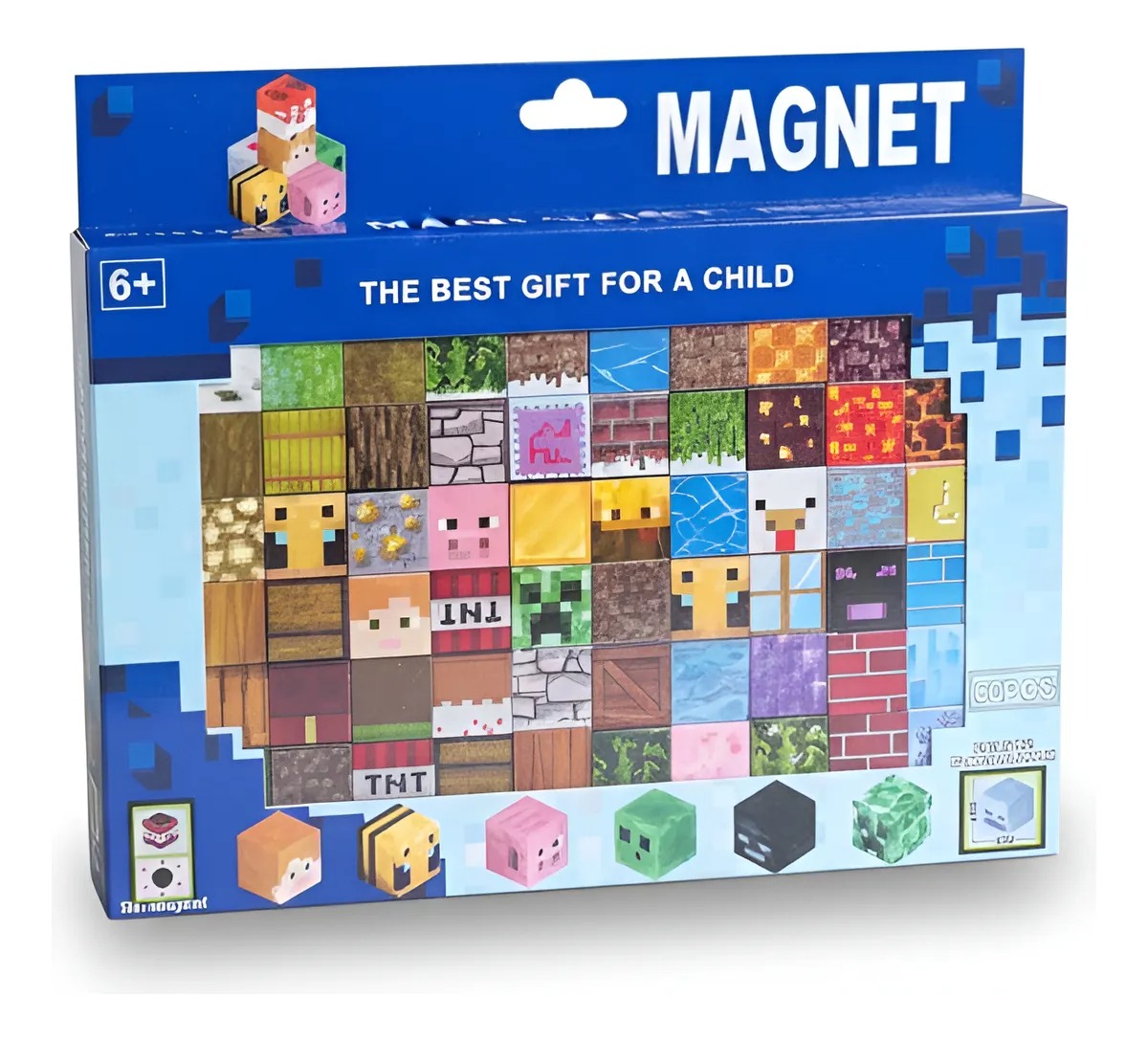 Max - Set 60 Bloques Magnéticos Pixeleados