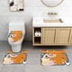 thumbnail image 2 of Vaca y Pollo Juego de 3 alfombras de baño de coral fleece: tapete de baño + alfombra de inodoro en forma de U + funda de tapa de inodoro en forma de O, 2 of 6