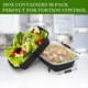 thumbnail image 4 of Recipientes de comida RANLITTLE reutilizables, 1125 ml, 50 unidades, sin BPA, 4 of 7