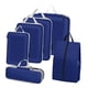 thumbnail image 4 of 6x Bolsas Organizadoras De Equipaje Esenciales De Viaje Bolsas Organizadoras De Equipaje De Viaje Azul, 4 of 5