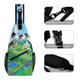 thumbnail image 3 of Presiona Inicio Riñonera Bandolera con Estampado Integral para Hombres y Mujeres, Bolso Cruzado Gráfico de Tendencia, Mochila de Hombro Streetwear para Ciclismo y Deportes, Riñonera Versátil Casual, 3 of 6