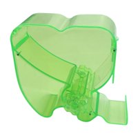 Magideal - Contenedor Dispensador De Rollos De Algodón, Práctica Caja De Rollos De Algodón Transparente A Prueba De Polvo, Portarrollos De Algodón, Hogar , Verde