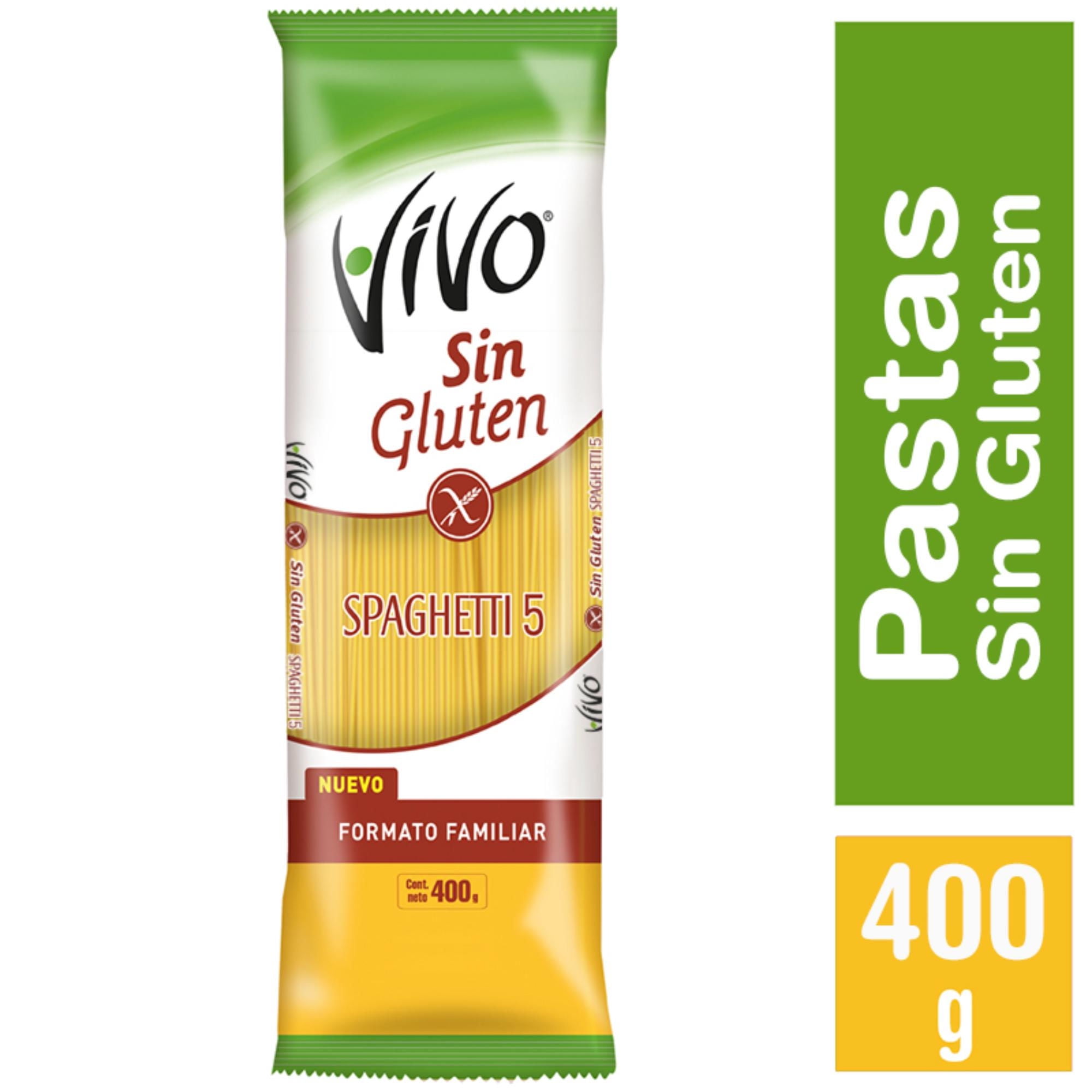 Fideo Pasta Sin Gluten Spaghetti N°5 Bolsa 400 g Vivo
