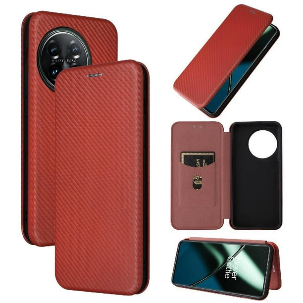 Funda Flip para FOXDOCK OnePlus 11 5G - Funda magnética de negocios, funda protectora delgada
