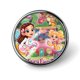 thumbnail image 1 of Café de Butterbean-Theme Round Button Badge: Premium Metal Construction, Ideal for High-End Events 2.8 cm, 1 of 6