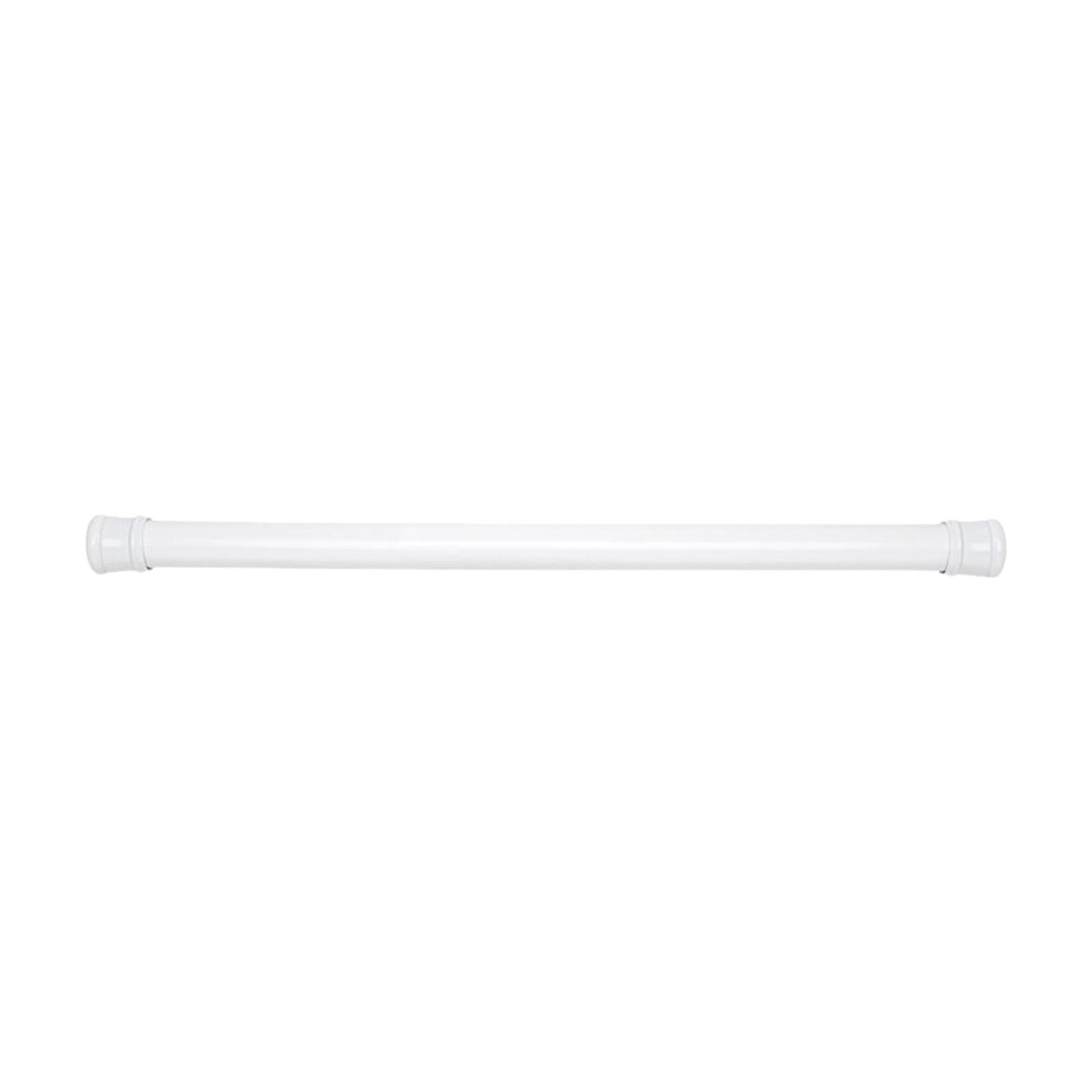 Magideal - Barra Para Cortina De Ducha, No, Telescópica, Inoxidable, Separador De Ambientes, Diámetro 2,5 Cm, Barra, Fácil Montaje, Blanco, Para Cocina, Balcón, 140 A 260cm