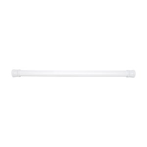Magideal - Barra Para Cortina De Ducha, No, Telescópica, Inoxidable, Separador De Ambientes, Diámetro 2,5 Cm, Barra, Fácil Montaje, Blanco, Para Cocina, Balcón, 140 A 260Cm