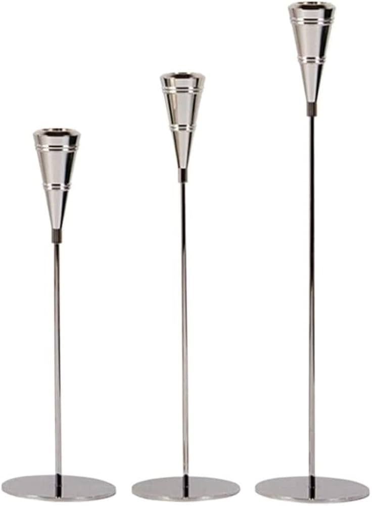 Oem - Pack 3 Porta Vela Candelabro Set 3 Candelabros