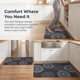 thumbnail image 3 of REGALWOVEN Alfombrillas de Cocina Antifatiga para Suelo, Alfombra de Cocina Acolchada Impermeable, Alfombrilla Antideslizante de PVC Negra 30" x 17", 3 of 5