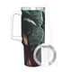 thumbnail image 3 of Gatos Guerreros Vaso aislado de acero inoxidable con asa, diseño temático, regalo para familia, amigos y fans; incluye pajita y encaja en el portavasos estándar, 40 oz, 3 of 6
