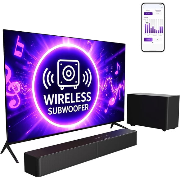 Barra de sonido ULTIMEA 240 W con subwoofer inalámbrico