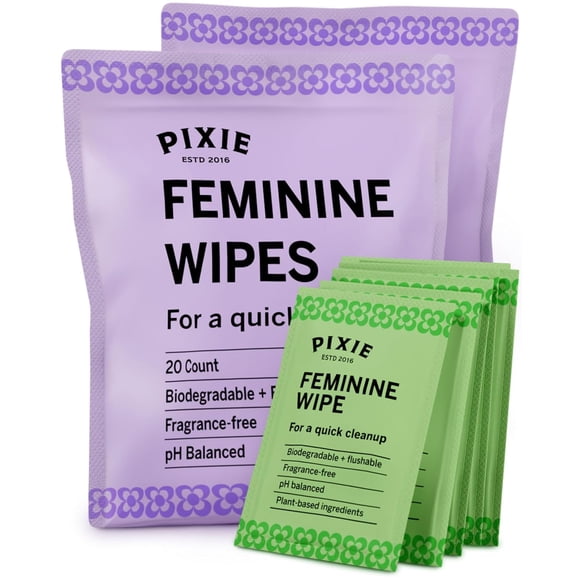 Toallitas Femeninas Desechables Biodegradables 40 Unidades