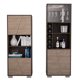 thumbnail image 1 of Living Combo Bar Alto Fraktal Habano/Miel + Biblioteca, 1 of 8