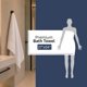 thumbnail image 2 of Paquete de 16 toallas de baño blancas Utopia Towels – 69 cm, 2 of 6