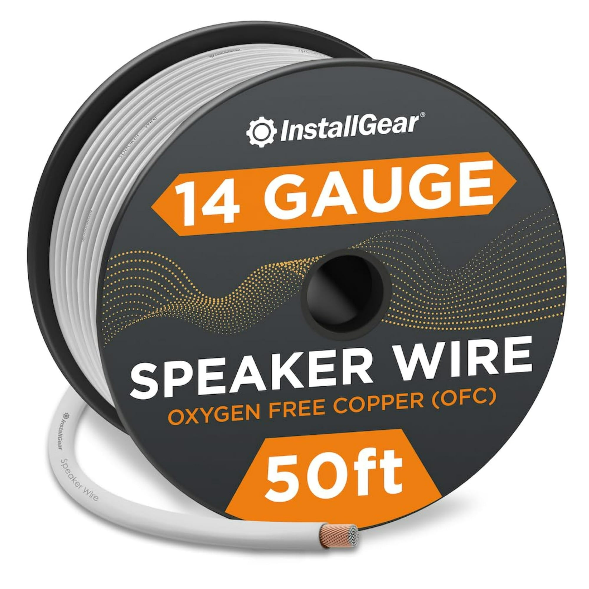 Cable De Altavoz Installgear Calibre 14 Estañado Ofc 15,2 M Blanco