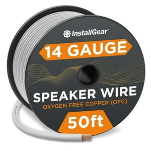 Cable De Altavoz Installgear Calibre 14 Estañado Ofc 15,2 M Blanco