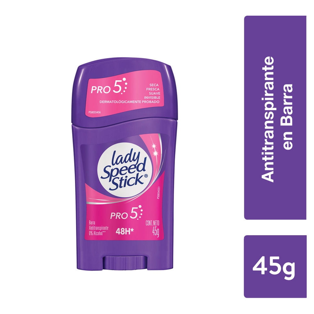 Desodorante En Barra Pro5 45 g Lady Speed Stick