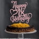 thumbnail image 4 of Decoración para tartas AROKIPPRY con purpurina en oro rosa, feliz cumpleaños número 18, 4 of 7