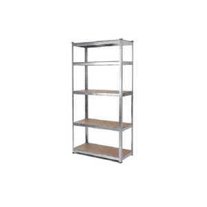 Genérico - Estante Rack Metálico 180X90X40Cm Galvanizado Imsi Home Color Plateado