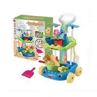 Genérico - Carrito De Jardineria Infantil Con 13 Accesorios Luz Y Sonidos