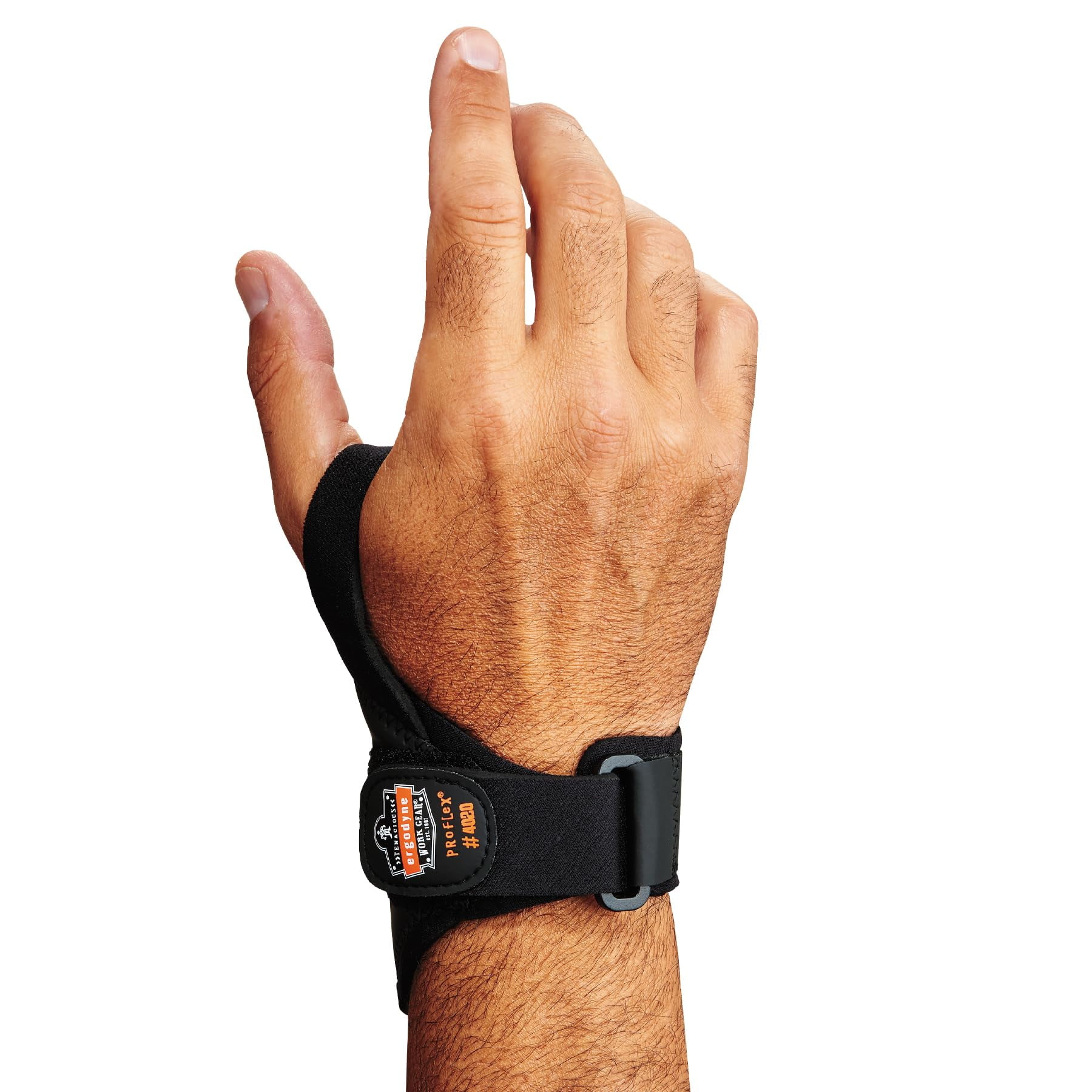 Soporte De Muñeca Ergodyne Proflex 4020 Izquierdo Negro Xs/s