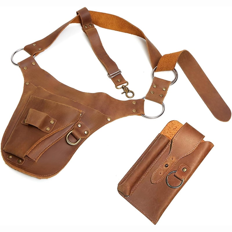 Xusx111 - Cinturón De Herramientas De Jardín De Cuero - Regalos De Jardinería Para Mujeres - Cinturón De Utilidad - Bolsa De Holster Organizador De Herramientas De Jardín - Regalo Para Jardineros Y Fl