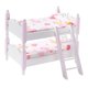 thumbnail image 1 of Muebles De Litera De Madera En Miniatura Para Casa De Mu?ecas A Escala 1:12 Para Dormitorio Rosa, 1 of 5